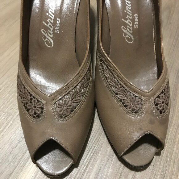 Perry Ladies Tan Leather Shoes Size 10 - Picture 6 of 6